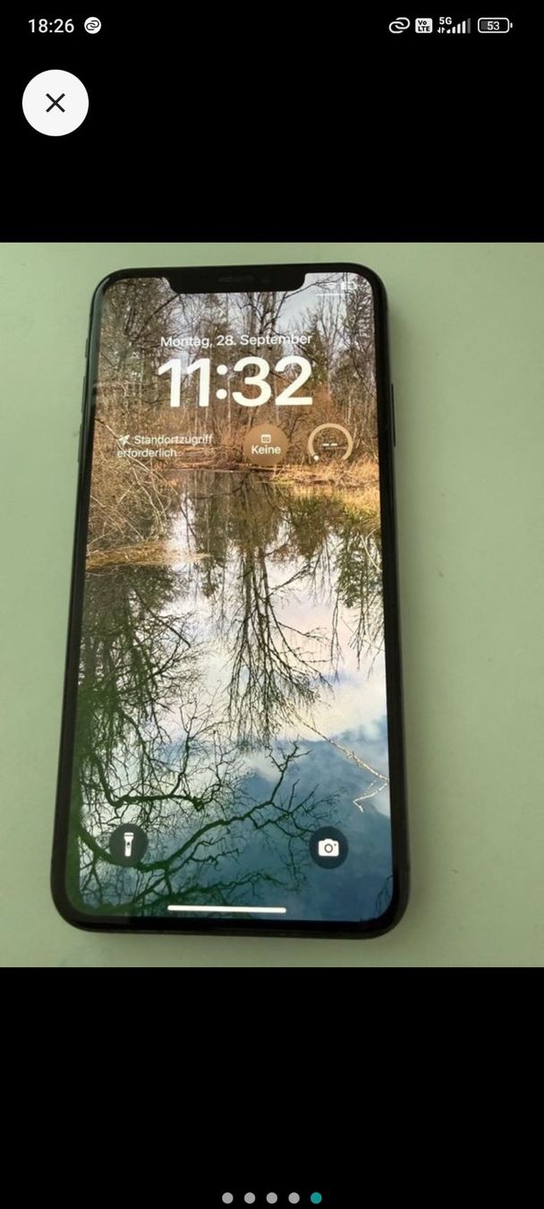 Apple Handys / Smartphones: Apple iPhone XS max 64 GB schwarz – Gebraucht aus Bern von alpweg