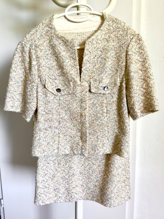 Vintage Deux-Pièces, massgeschneidert, Gr. 34