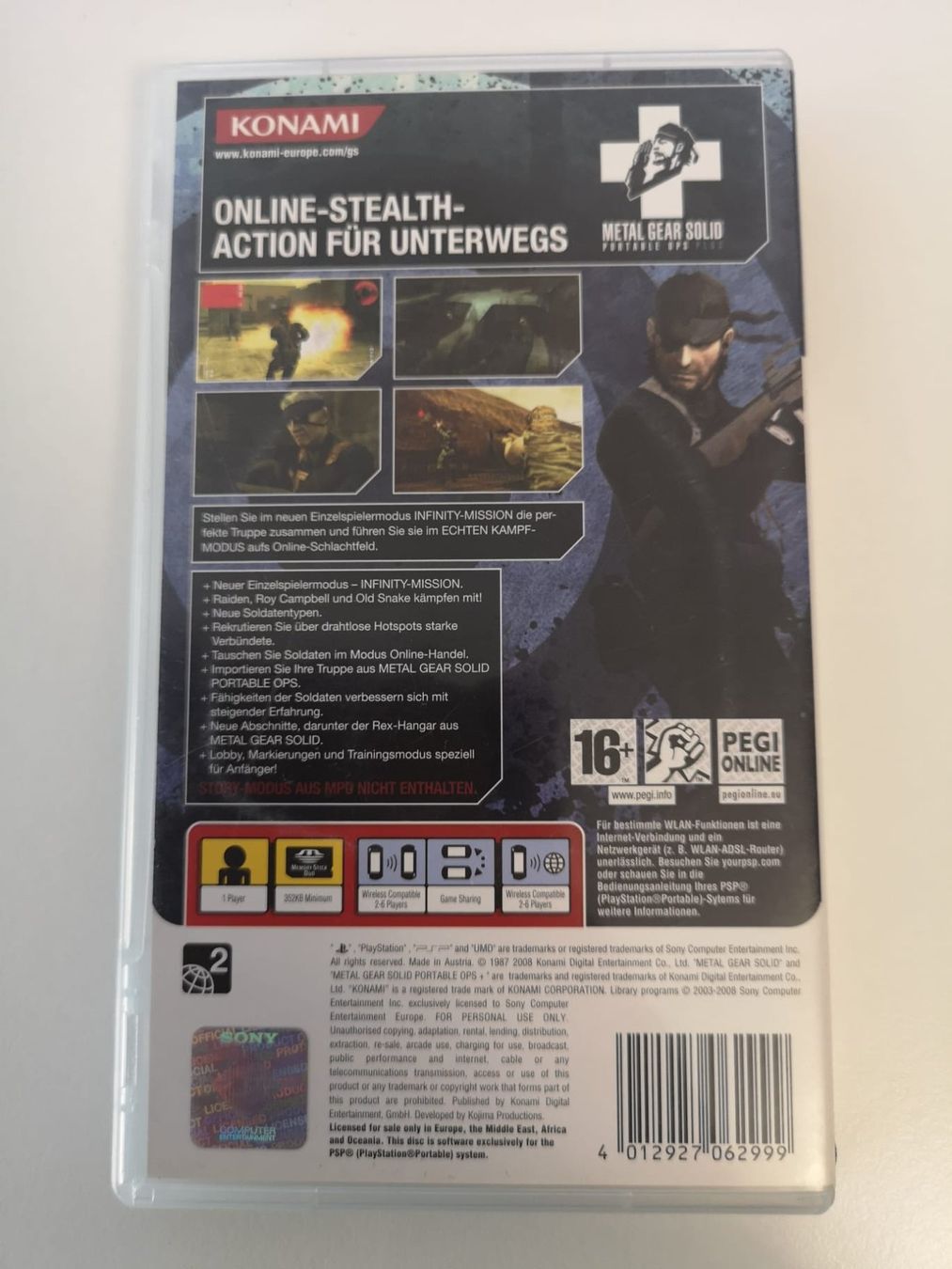 Spiele: Metal Gear Solid (PSP) – Gebraucht aus Herisau von  2