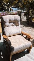 Deux fauteuils vintage en bois