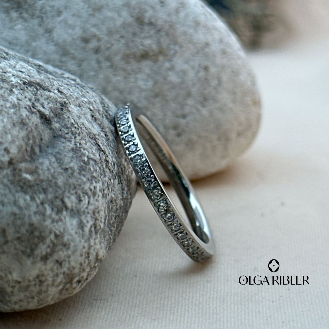 Olga Ribler Ringe: 1.2 mm breiter Ring Memory Ring  mit Zirkonia, Grösse 56 – Neu (gemäss Beschreibung) aus Luzern von Schmuckoutlet 6