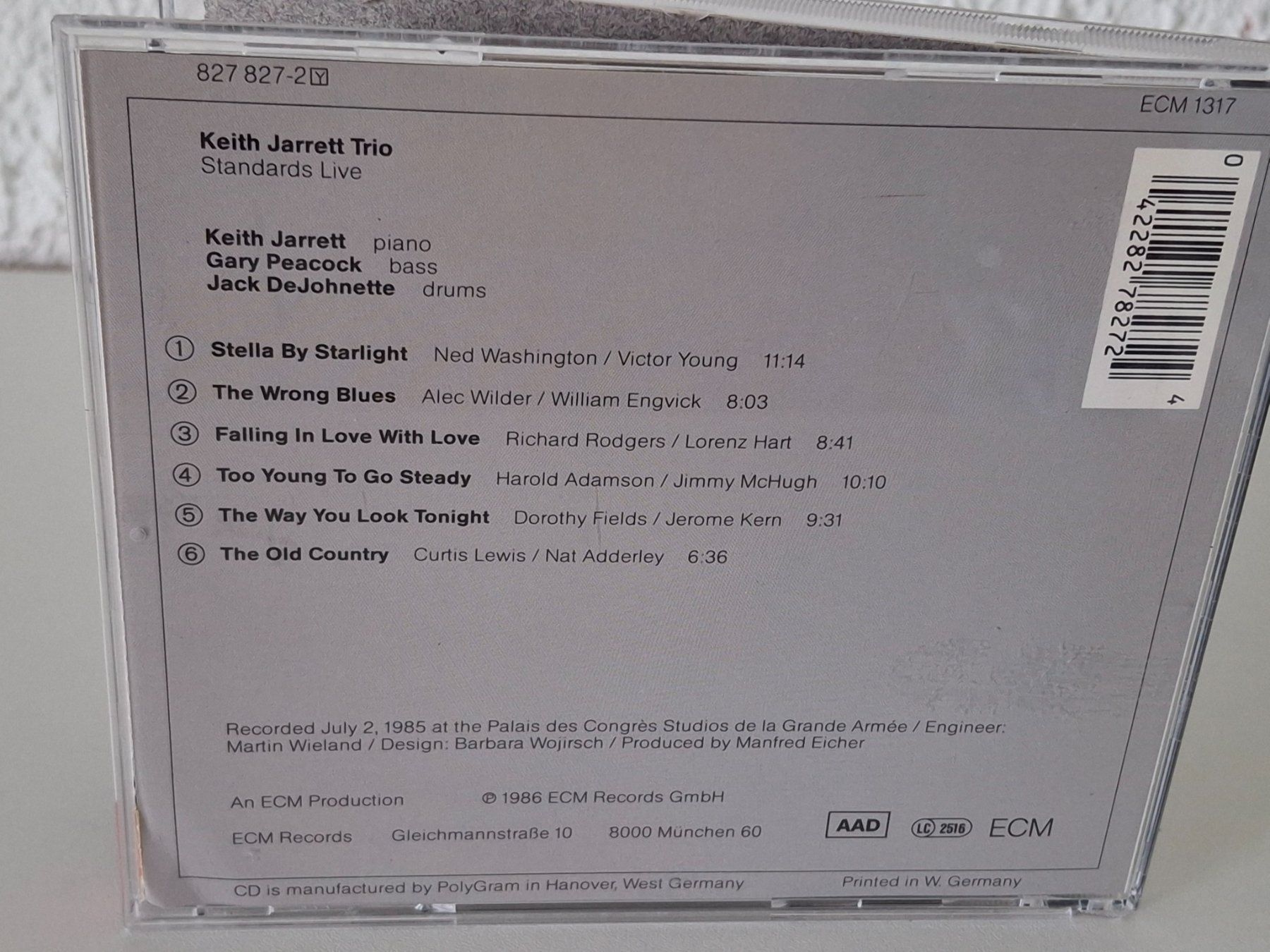CD: CD Keith Jarrett Trio - Standards Live – Usato da Aarberg venduto da Jackup1 1