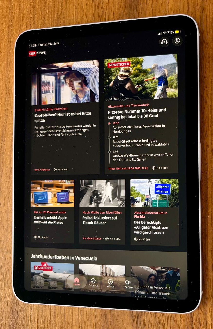 Apple Tablet PC: iPad mini Wi-Fi + Cellular 128GB, Violett, 8,3" – Usato da Lohn-Ammannsegg venduto da Uranus2001
