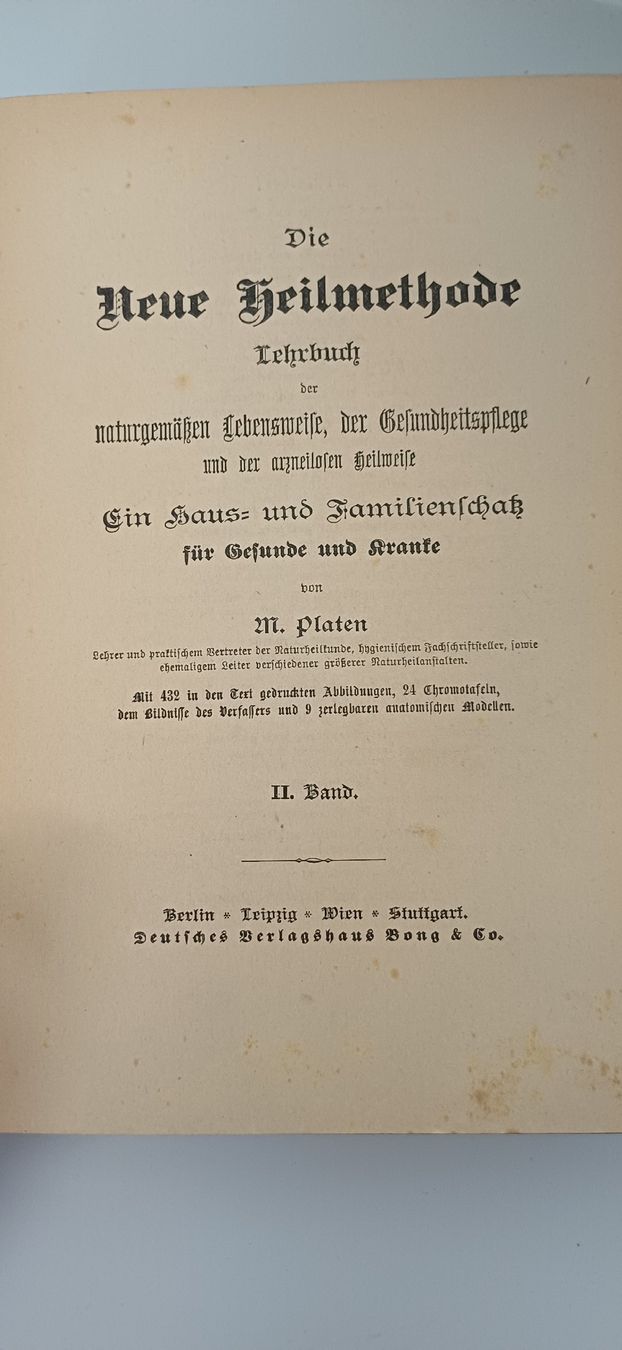 Appareils médicaux: 2 Bücher Neue Heilmethoden Platen  – D'occasion à Grosswangen par Geschenkberatung 5