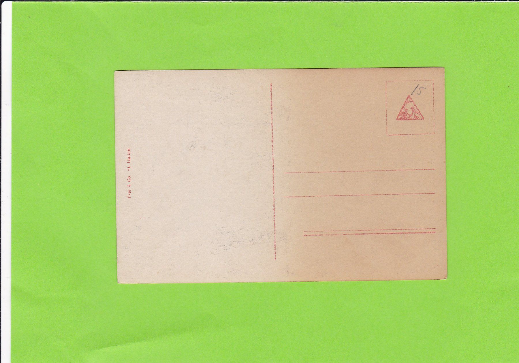 Cartoline postali: Wasserauen mit Escherstein – Usato da St. Peterzell venduto da neckertal 1