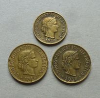 Lot ++ 5 + 10 Rp. 1918 plus 10 Rp. 1919 Messing