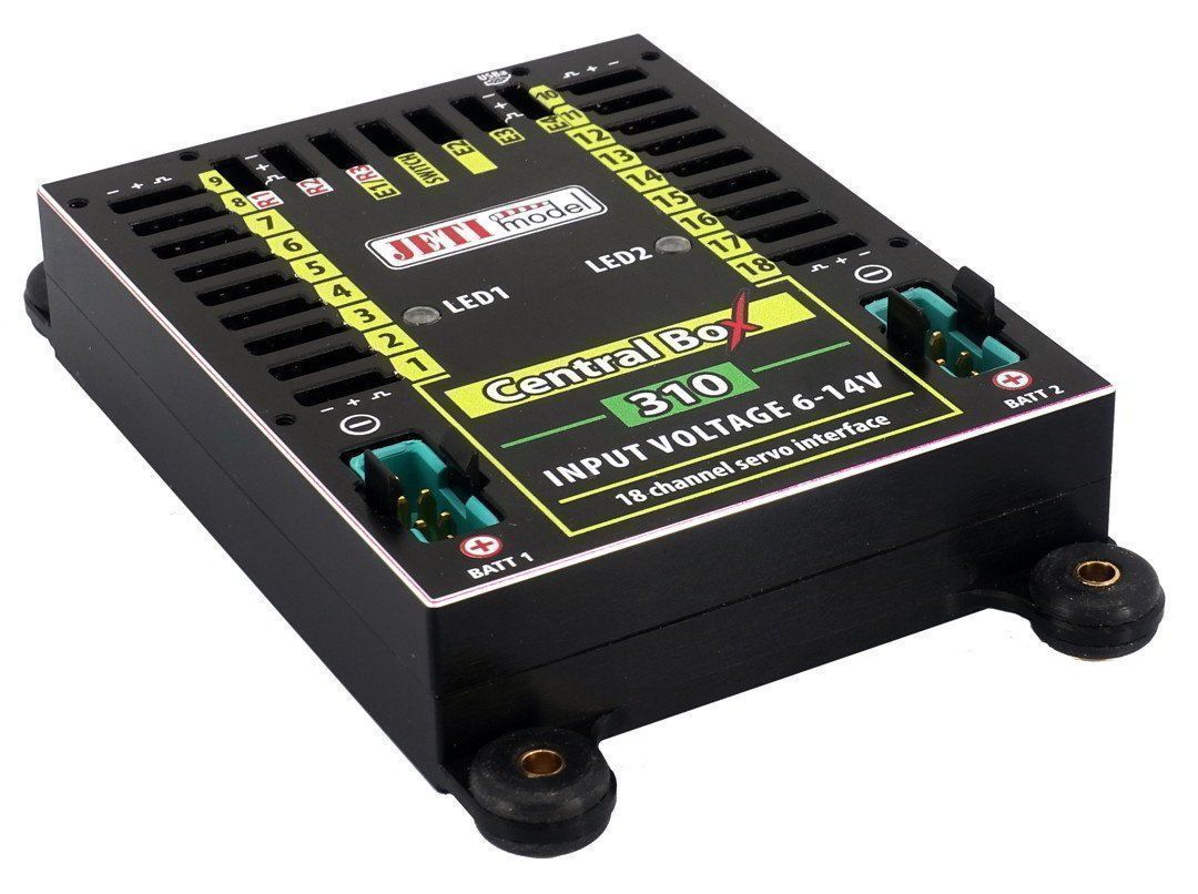 Jeti Receiver: Jeti Akkuweiche Central Box 310 – Neu und originalverpackt aus Balsthal von Jetline 1