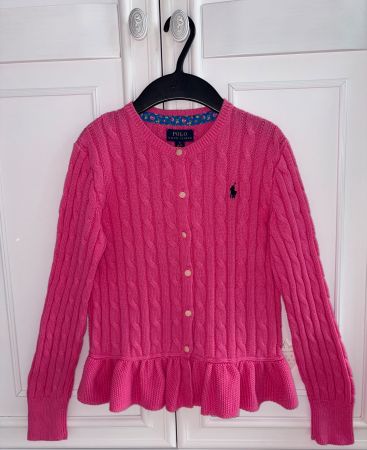 Ralph Lauren girls cardigan sweater Jäckli 8 10 Y 140 NEW