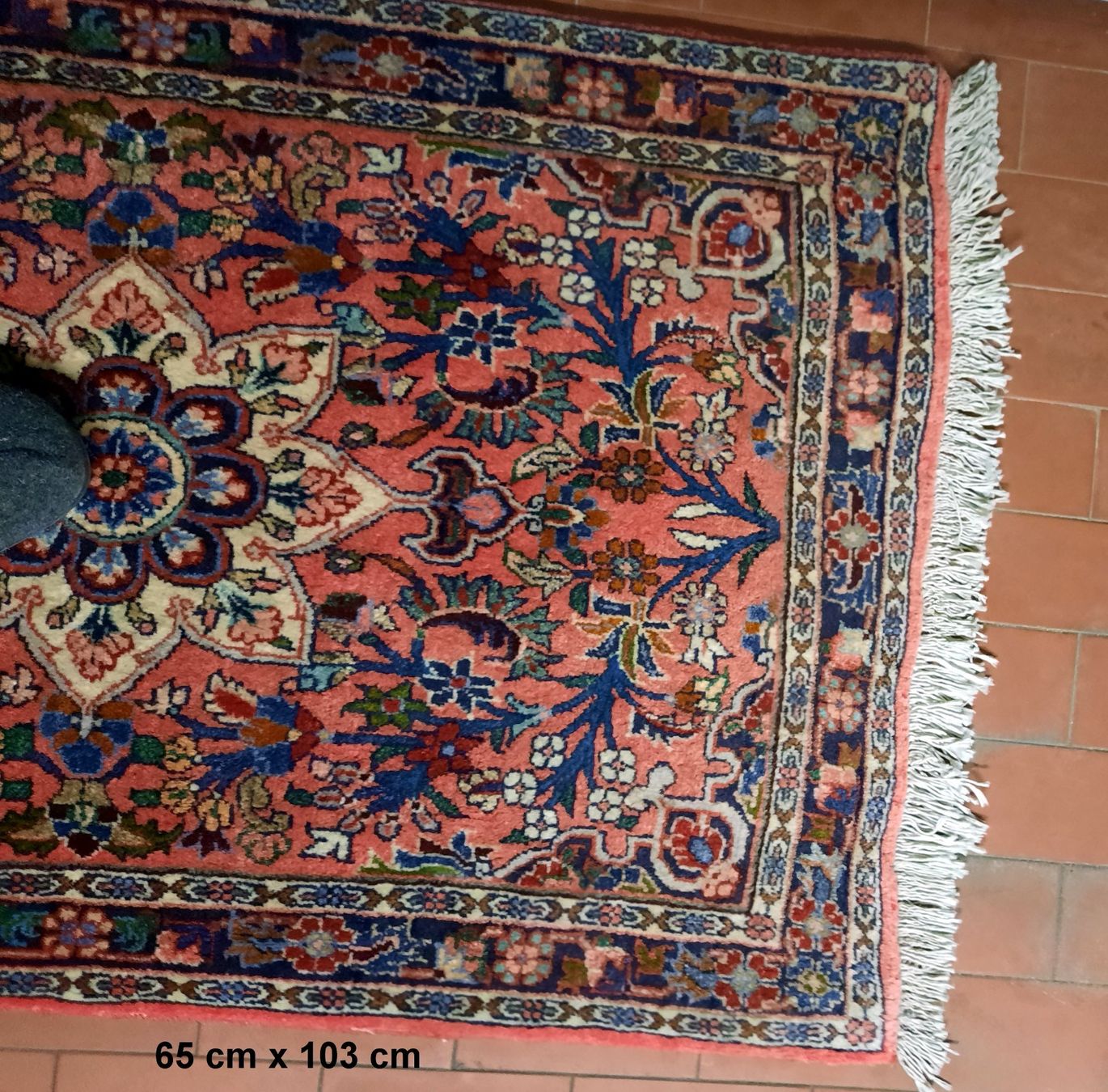 Tappeti: Bakthiar Orientteppich handgeknüpft 60 x 93 cm – Usato da Eschenbach venduto da Alicekunst 1