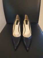High Heels Leder schwarz Gr 39