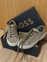Hugo Boss Gary Tenn Sneaker Beige Gr. 42 Neuwertig