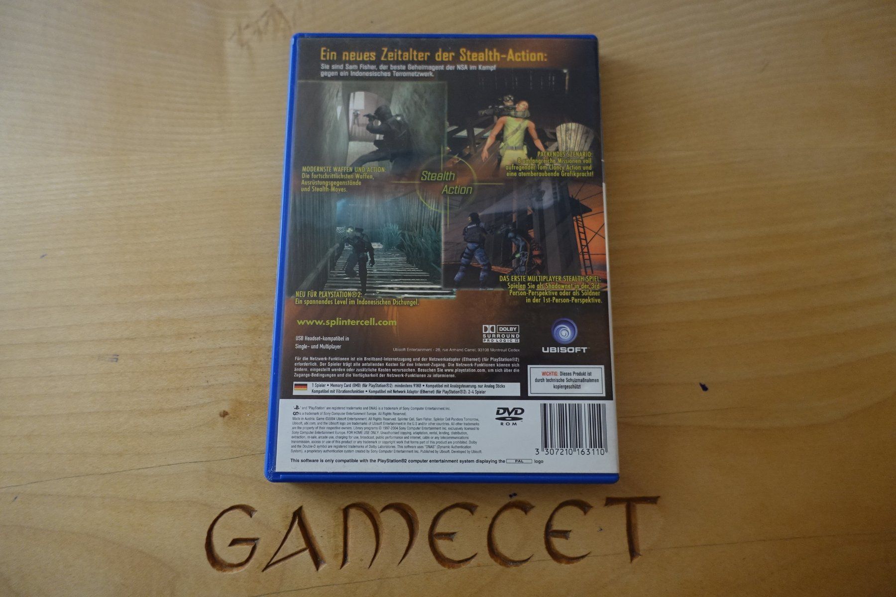 Sony Spiele: Tom Clancy's Splinter Cell: Pandora Tomorrow – Gebraucht aus Steinach von Gamecet 2