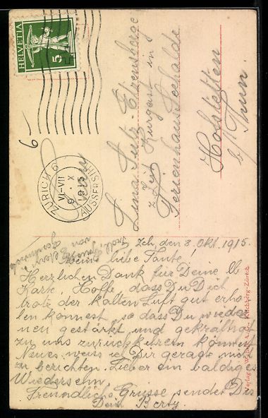 Cartes postales: Zürich, Wasserträgerbrunnen mit Kinder – D'occasion à Berlin par bartko-reher 1