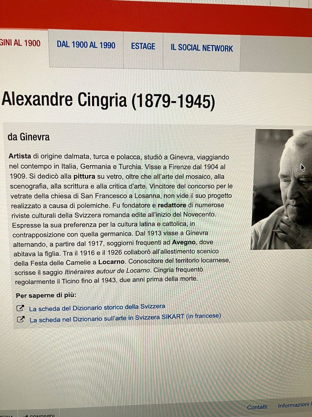 Dipinti: Alexandre Cingria (1879 - 1945) – Usato da Rancate venduto da FiorAngela011 7