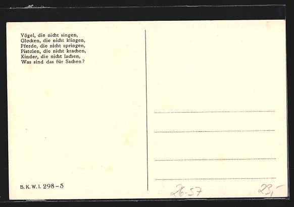 Cartoline postali: Mela Köhler: Weinendes Kleinkind mit Sp – Usato da Berlin venduto da bartko-reher 1