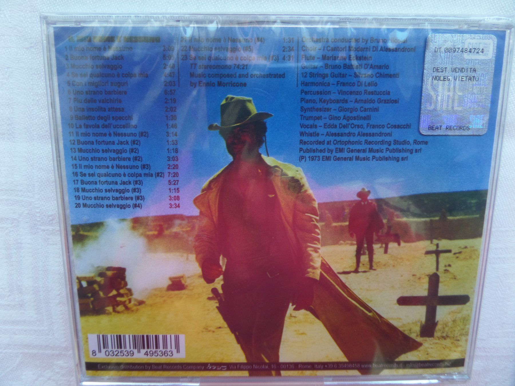 CD: Ennio Morricone - Il Mio Nome E Nessuno - Neue – Nuovo e nell'imballaggio originale da Genève venduto da CDLPBookS 1