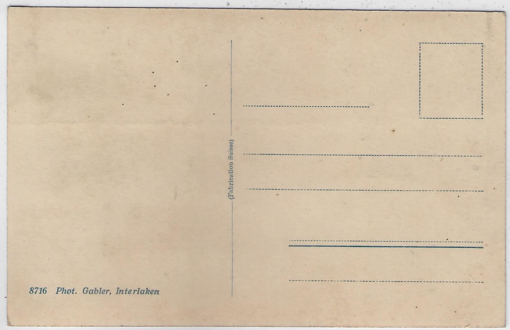Cartoline postali: Beatusstrasse am Thunersee – Usato da Ettingen venduto da Kartenplanet 1