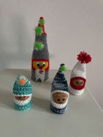 4 Weihnachtszwerge/Wichtel Handgestirckt