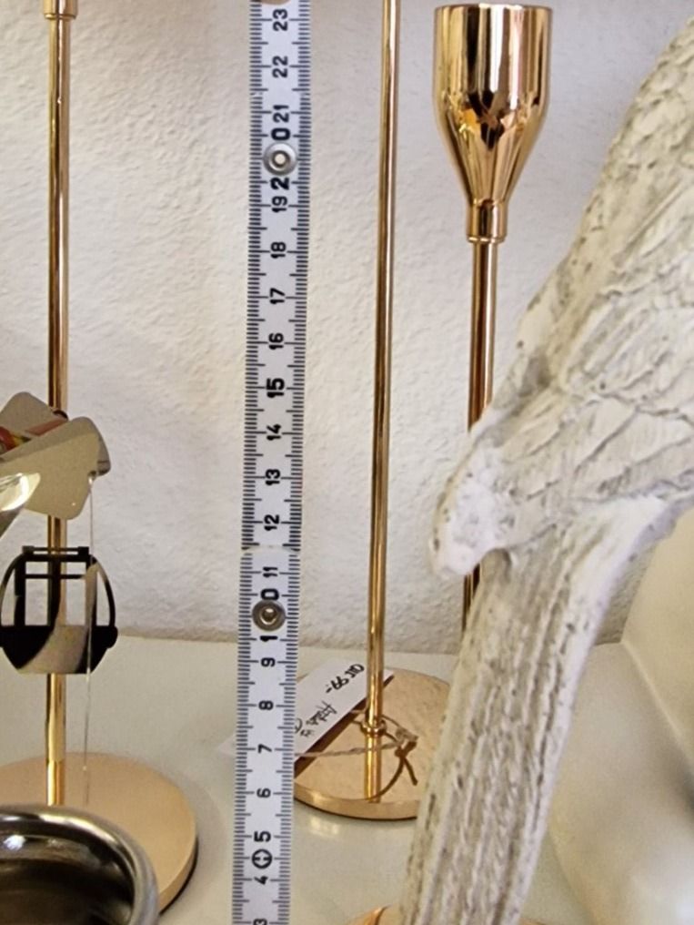 Kerzenständer: Design Kerzenständer Gold Optik – Neu und originalverpackt aus Schaffhausen von AtelierPudesco 4