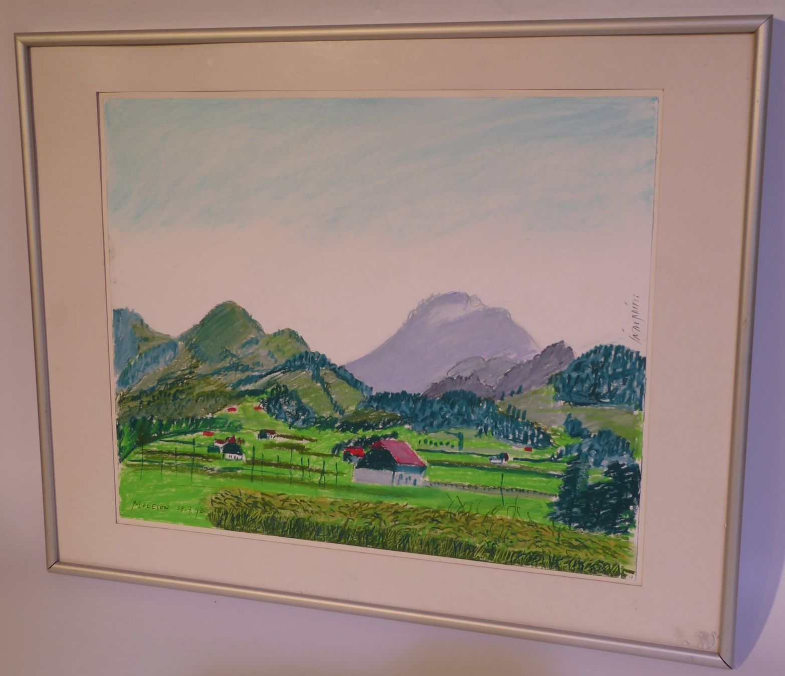 Dipinti: Originalgemälde Heinz Inderbitzi-Moleson 1992 – Usato da Bern venduto da blaukreuz-brocki_BE 2