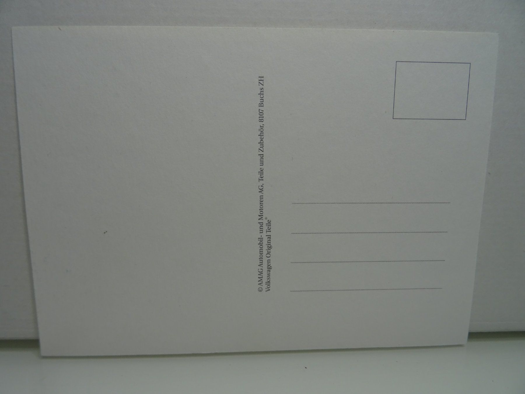 Cartoline postali: VW Golf Postkarte "Original Teile" – Nuovo (secondo la descrizione) da Teufen AR venduto da Brandan2171 1
