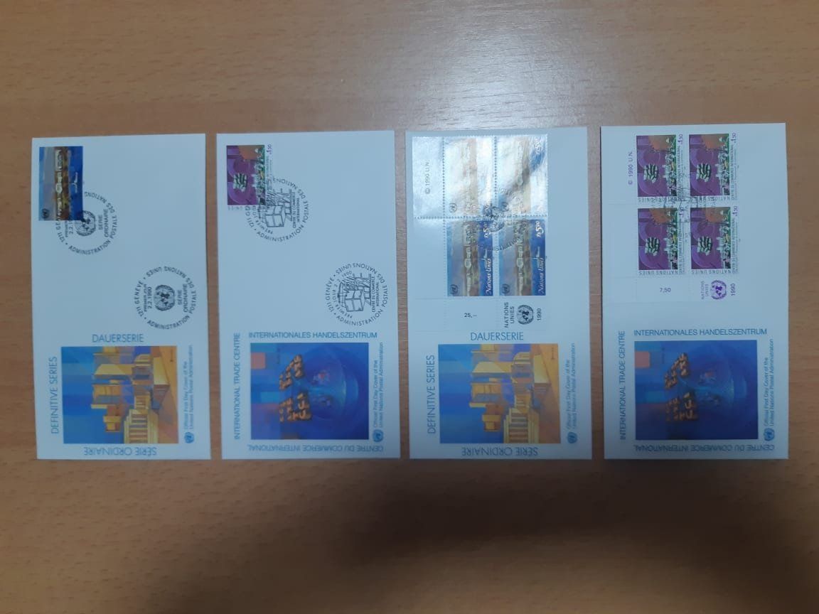 Album: Briefmarken,  Vereinte Nationen – Usato da Dulliken venduto da Airliner2 1