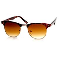 Sonnenbrille CLUBMASTER retro Leopard
