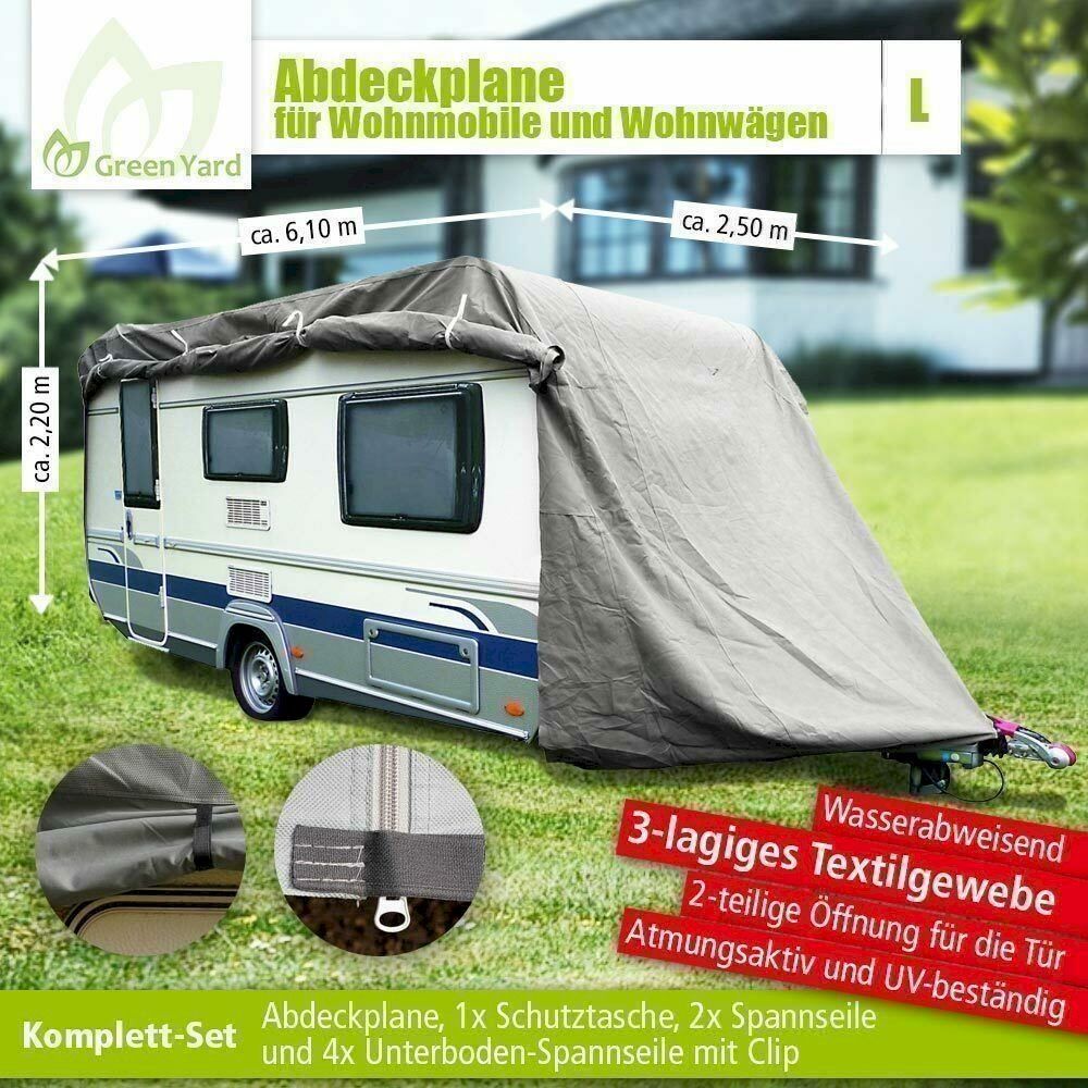 Coperture: Green Yard Wohnwagen Abdeckplane L – Nuovo e nell'imballaggio originale da Bottighofen venduto da zaap 1
