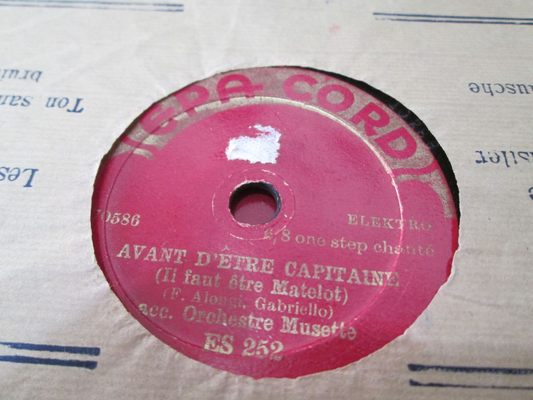 Schallplatten: DISQUES 78 TOURS – Gebraucht aus Lausanne von Leag 8