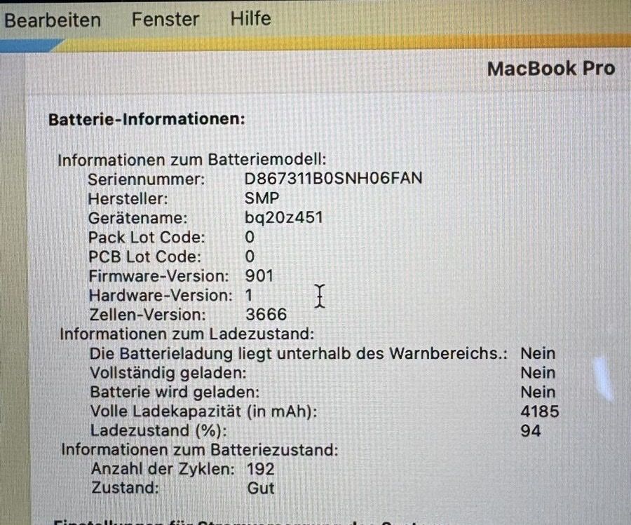 Apple Notebook: MacBook Pro, 13 Zoll, 2017, 256GB – Usato da Frenkendorf venduto da Balou2018 5