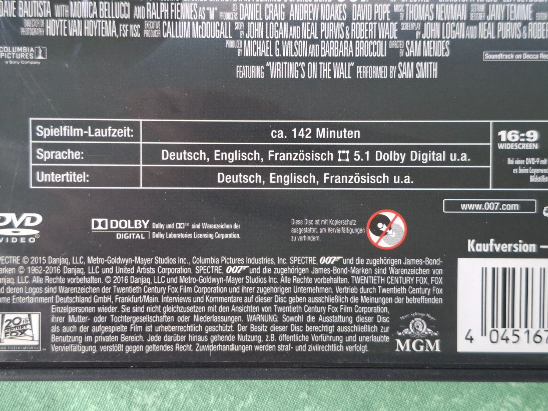Tutti i DVDs: 27 x JAMES BOND - COLLECTION DVDs  - DIG -BOX – Usato da Aesch BL venduto da Burschi59 3