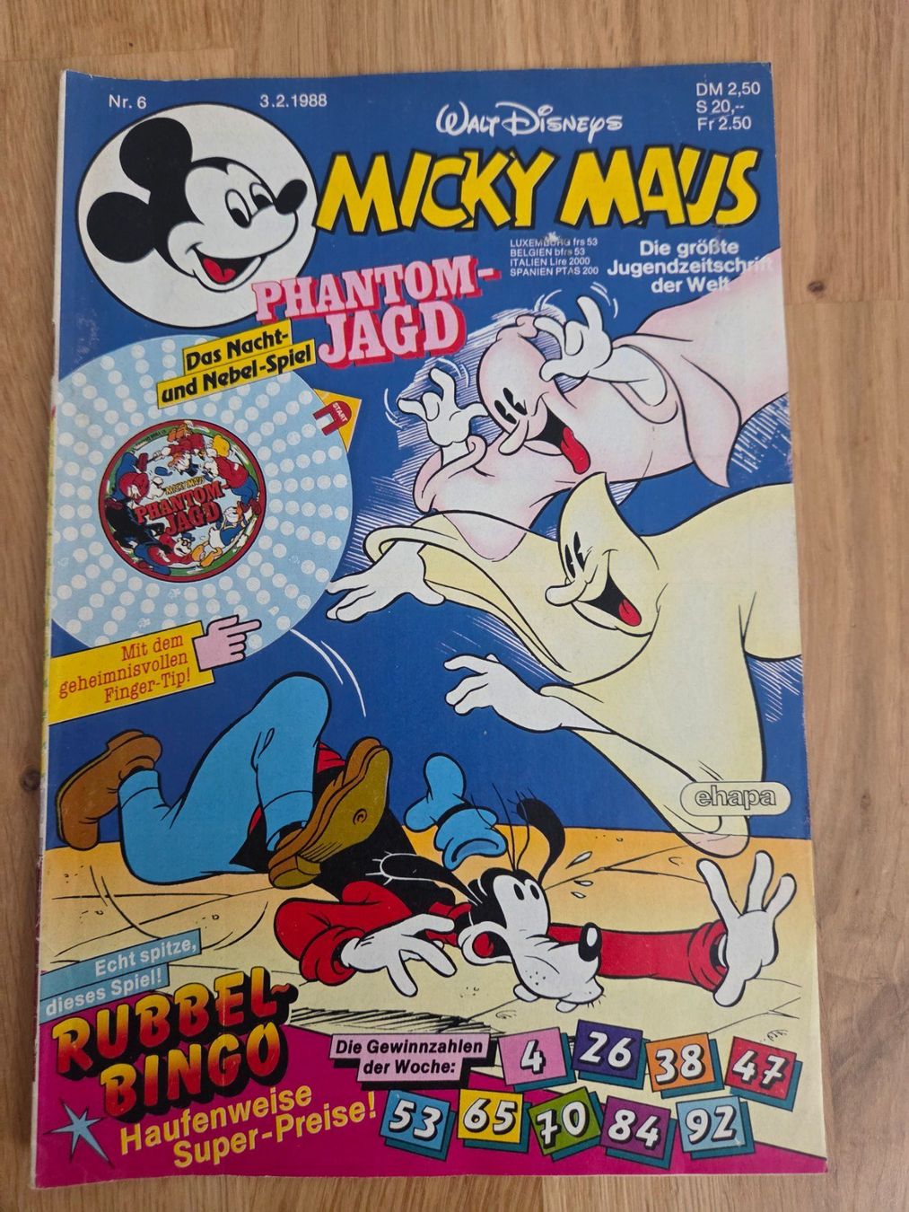 Fumetti: Micky Maus Heftli Nr. 6 3.2.1988 – Usato da Oberkirch LU venduto da sa_kr
