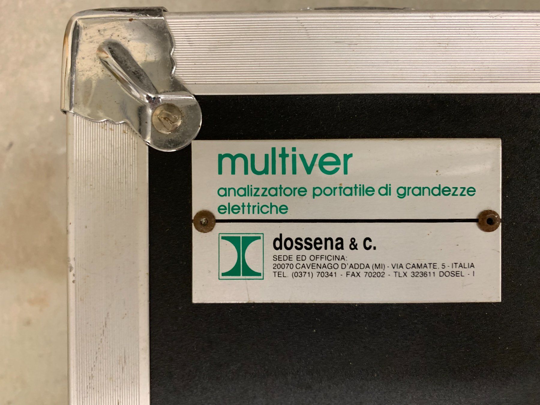 Misurare: Elektro-Starkstrom-Netzwerk-Analysator DOSSENA Multiver3S – Usato da Mumpf venduto da dadaboygugu 9