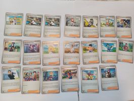 20 Trainer Karten Bulk Pokemon Unterstützer / Support 🔥🔥