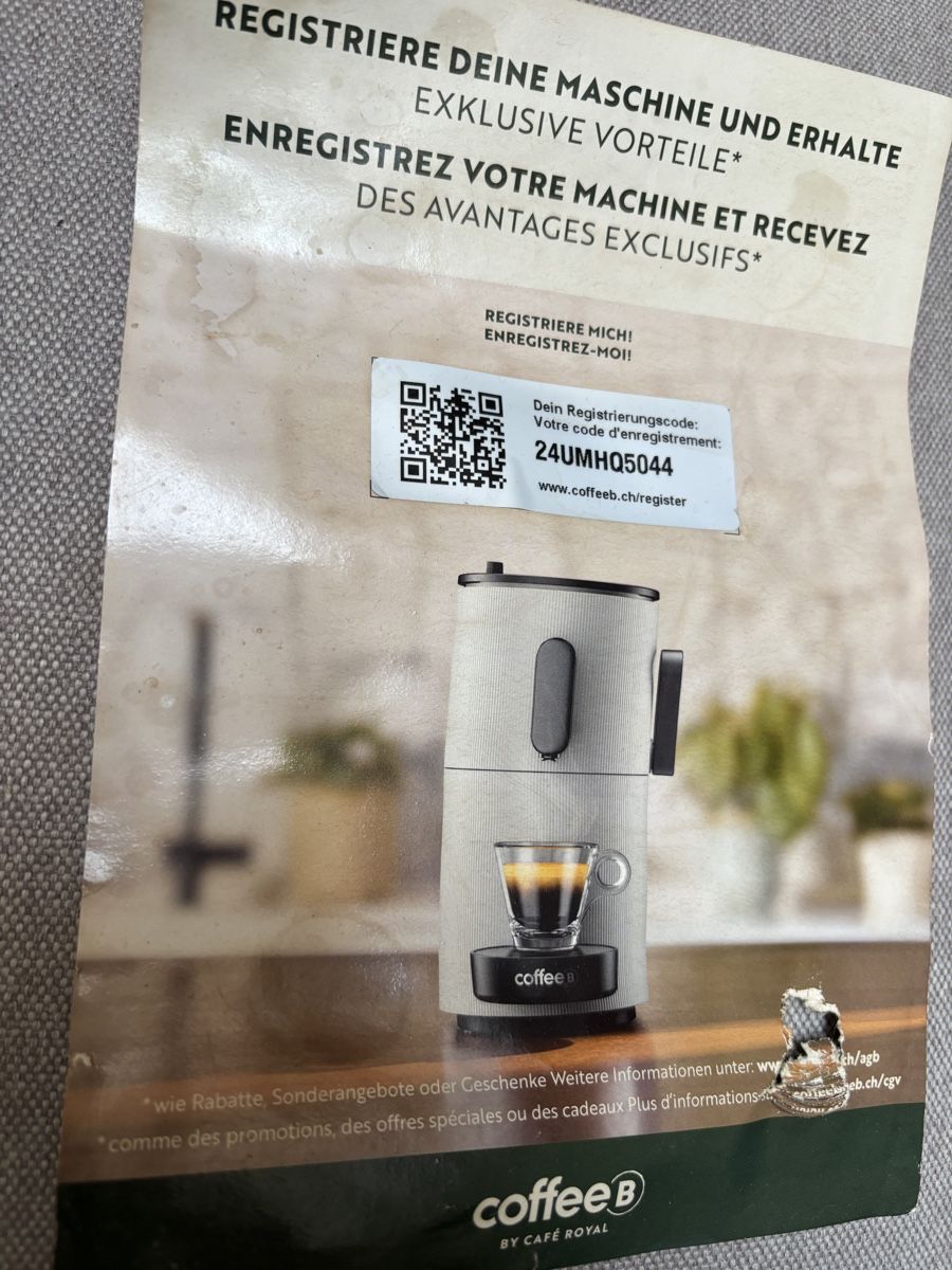 Coffee B Macchine per caffè & Macchine per espresso: CoffeeB Cafe Royal Kaffeemaschine, Limited Edition – Usato da St. Gallen venduto da sluethi 1
