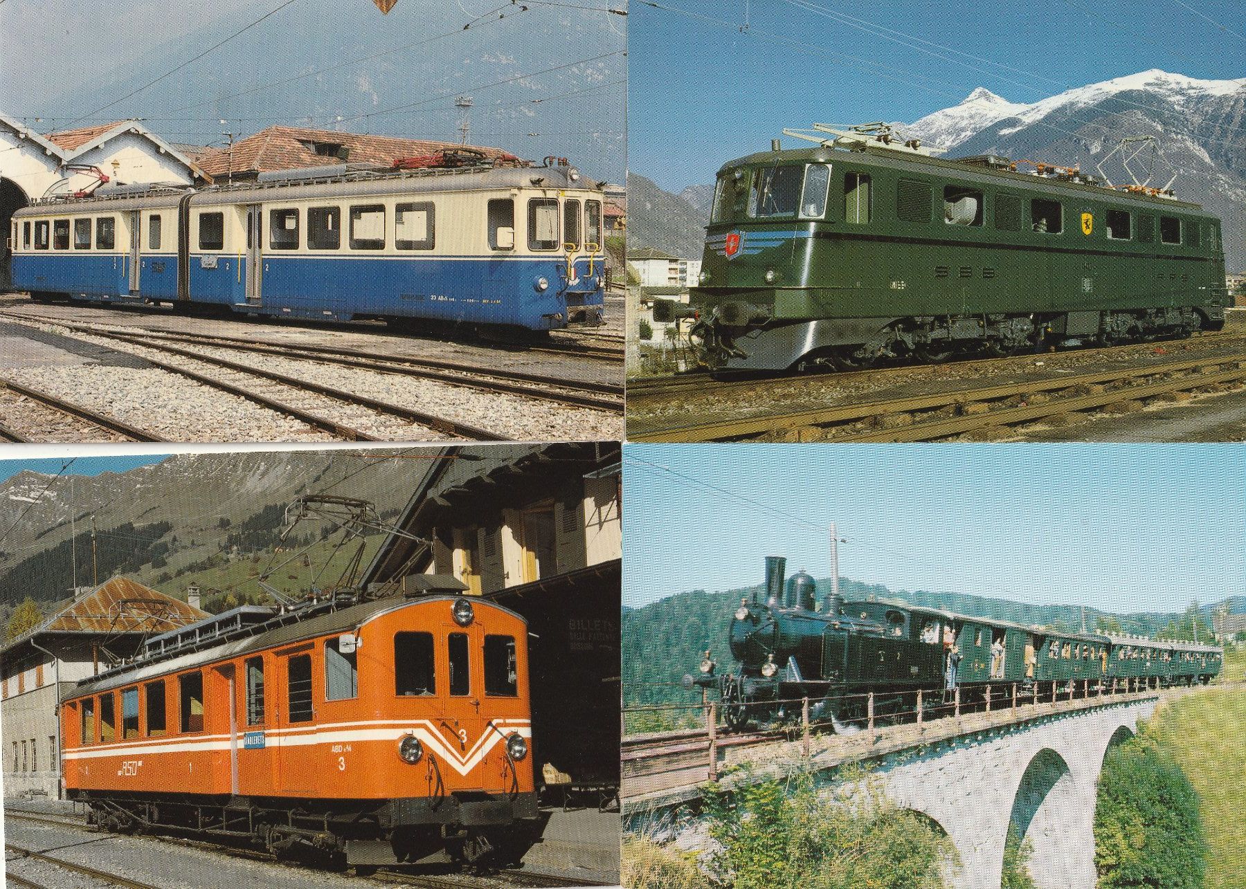 Ansichtskarten: 42 Ak Bahnen – Gebraucht aus Rorschacherberg von fratovi2 8