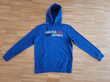 Jack & Jones Kapuzenpulli blau Gr. M/L (170/176)