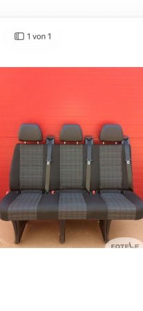 3er Sitzbank Mercedes Sprinter 907 mit Schienen,Baujahr 2024