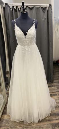 Elegantes Brautkleid Spitze Gr. 36,romantisch