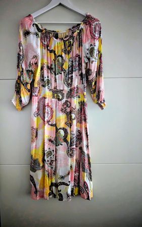 Leichtes Sommerkleid mit Paisley-Muster, Gr. 44,  neu