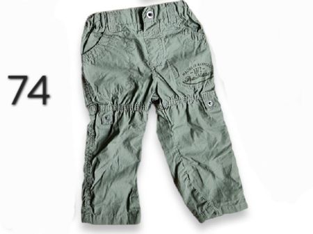 Grüne Cargo Hose Gr. 74 Stoff