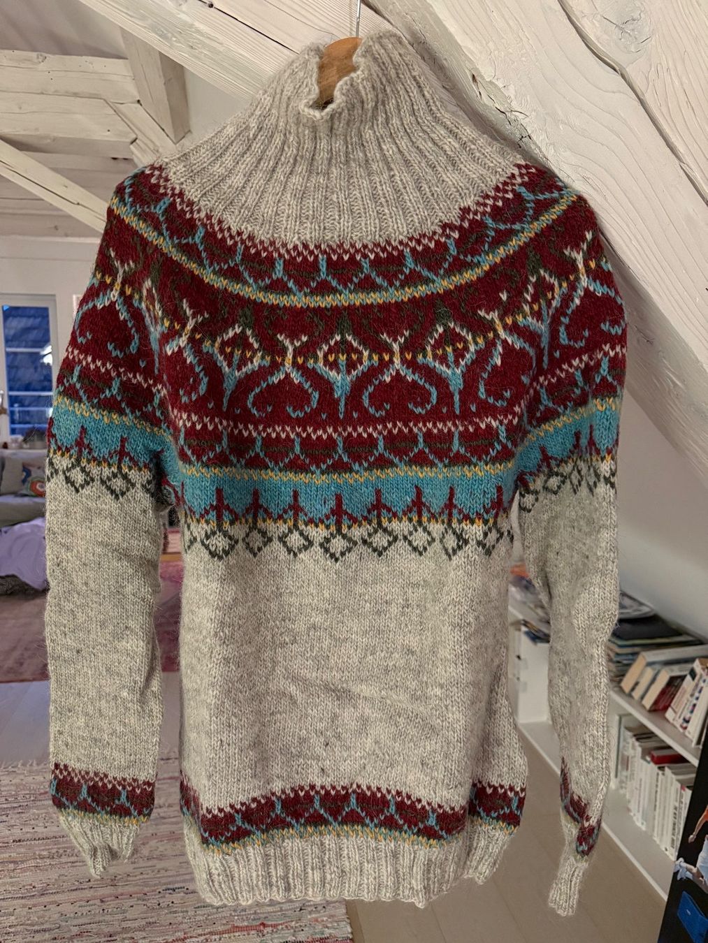 Maglioni & Felpe: Warmer Wollpullover mit Muster, isländische Wolle – Nuovo (secondo la descrizione) da Unterägeri venduto da Lerchemeerenge 1