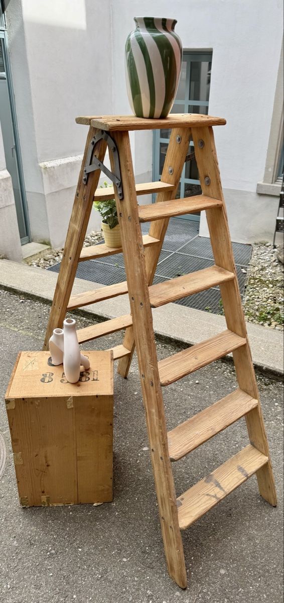 Scale: Schöne antike Leiter – Usato da Ottikon venduto da san_w99n 3