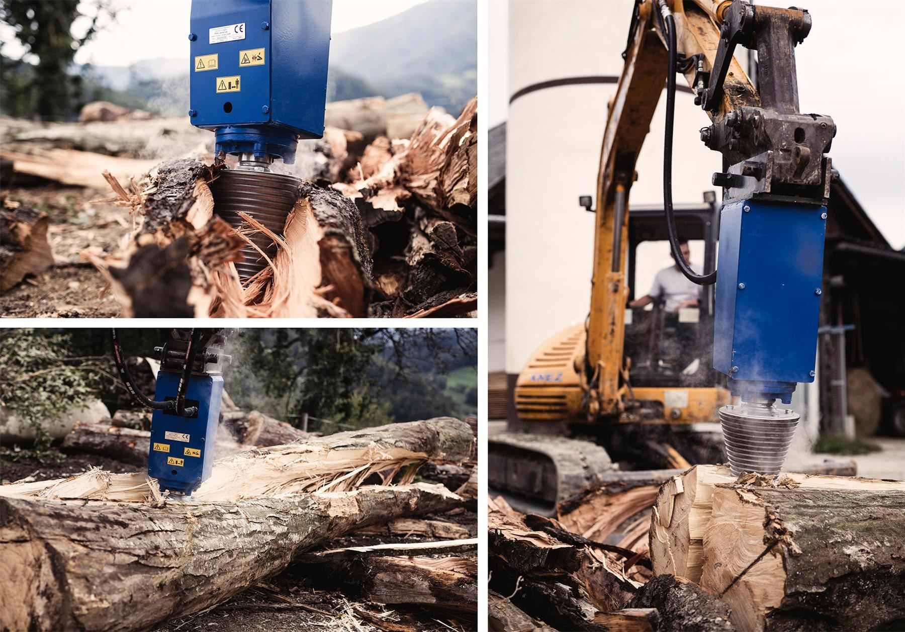 Holzspalter & Zubehör: Kegelspalter Holzspalter Bagger 1.100ccm – Neu und originalverpackt aus Les Ponts-de-Martel von SpalterRobert 3