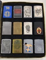ZIPPO SAMMLER SET 12 FEUERZEUGE