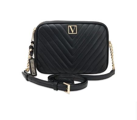 Victoria's Secret Tasche Umhängetasche schwarz V-Logo NEU
