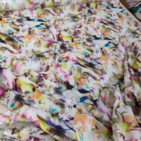 Top Baumwolle leicht 2.30x1.45 Fiori gialli