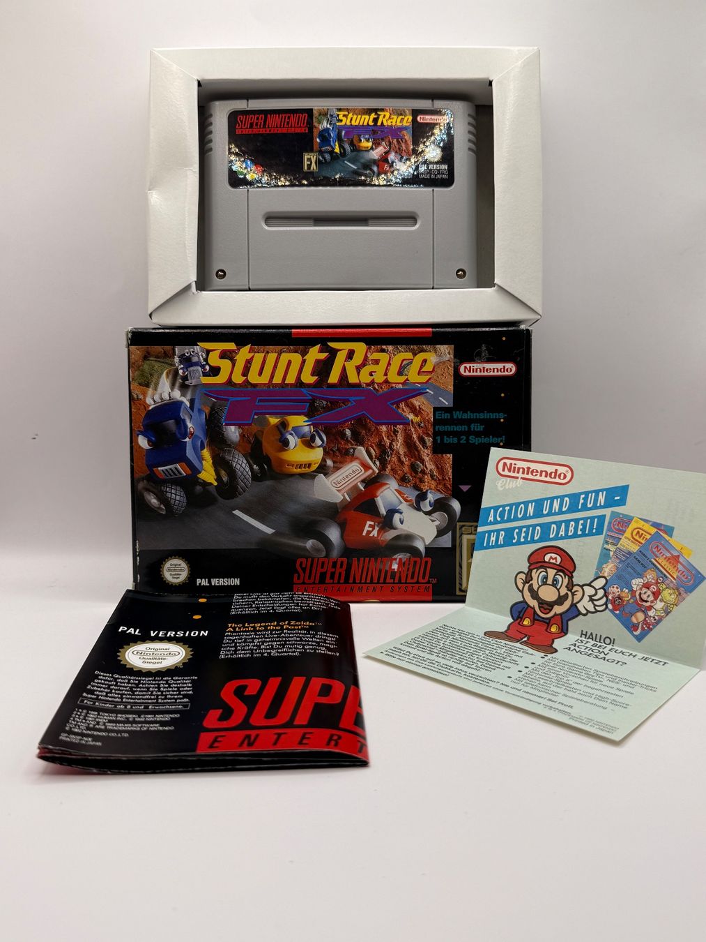 Nintendo Giochi: Stunt Race FX - Super Nintendo SNES - OVP – Usato da Dietikon venduto da gab_qz7y