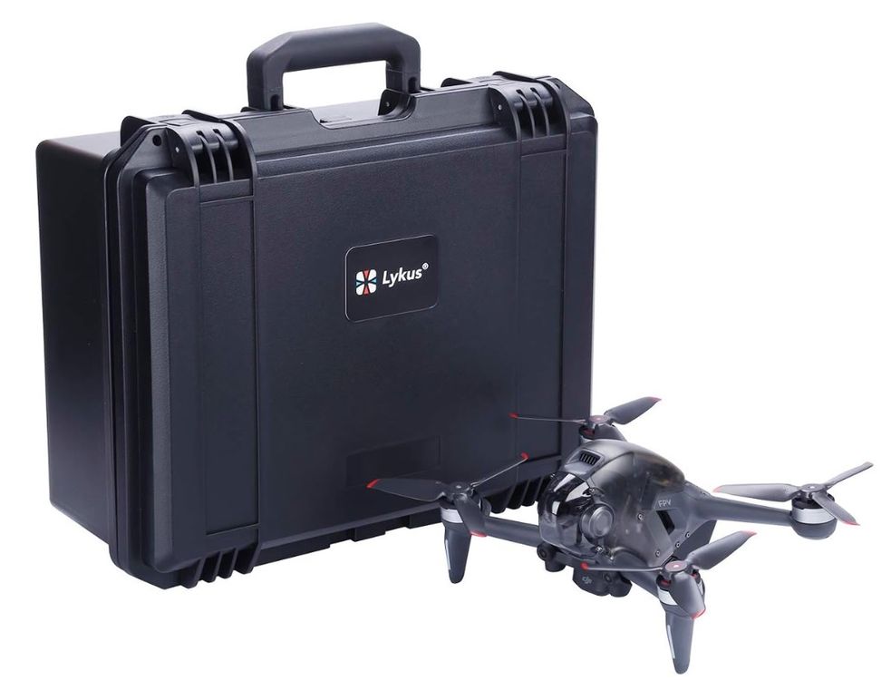 Transportkoffer Für DJI FPV Fernbedienung & Rocker – Stoßfest, EVA-Material, Schwarz/grau