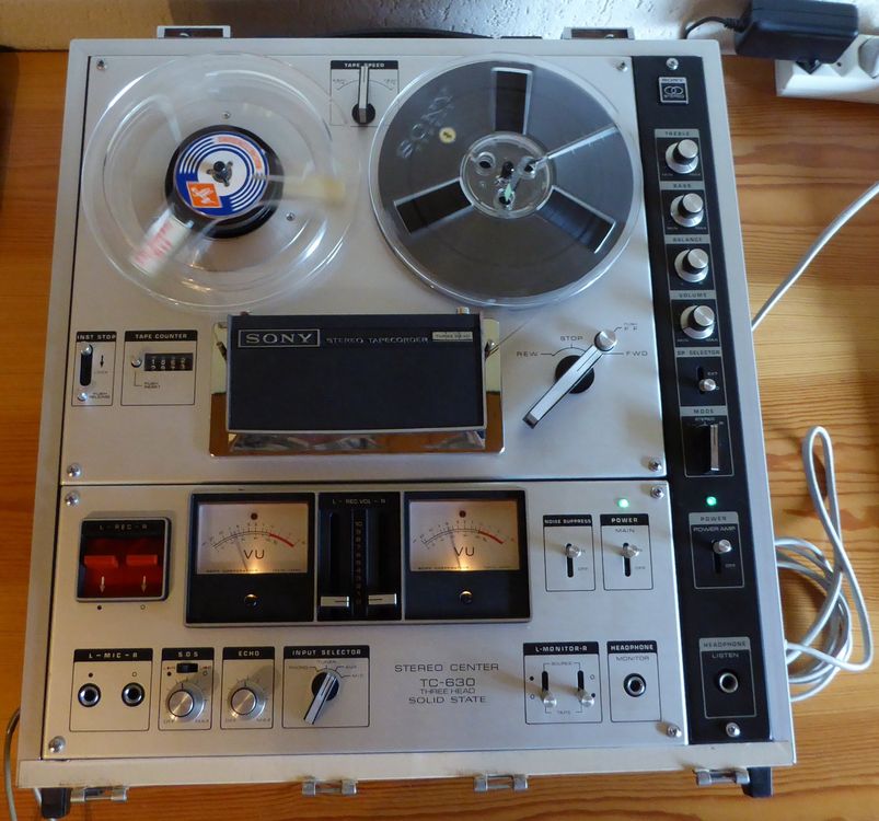Sony Taperecorder TC630 + Kopie der Originalaneitung E D F Kaufen